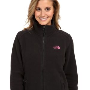 🌵THE NORTH FACE khumbu BLACK pink ribbon fleece